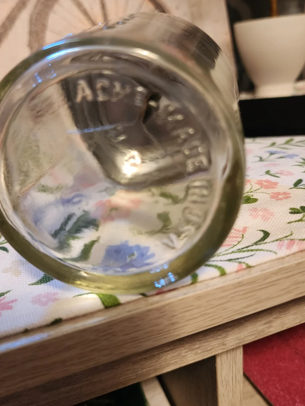 ACME Glass Nut Chopper with Silver Plunger